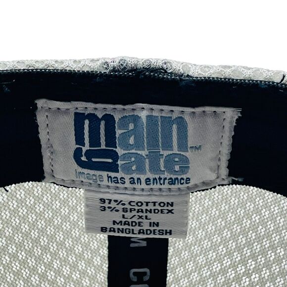 Circuit of the Americas Hat Austin TX USA Cap White Black Gray L/XL Stretch Fit - Picture 8 of 8